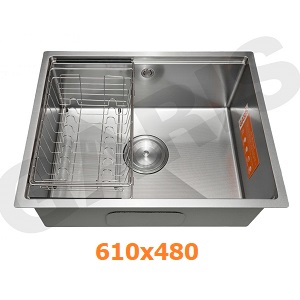 Chậu rửa bát 1 hố inox SUS304 GARIS GSU1161